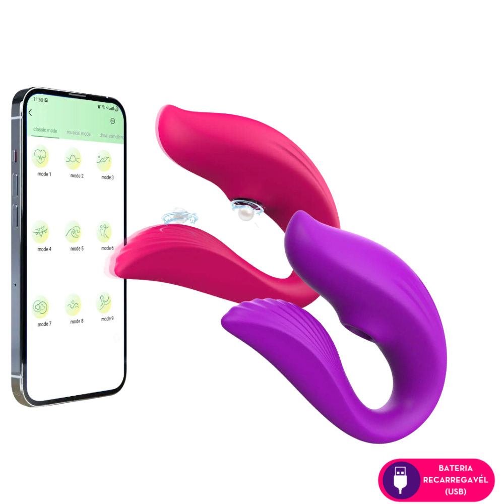 VIBRADOR CASAL POR APLICATIVO