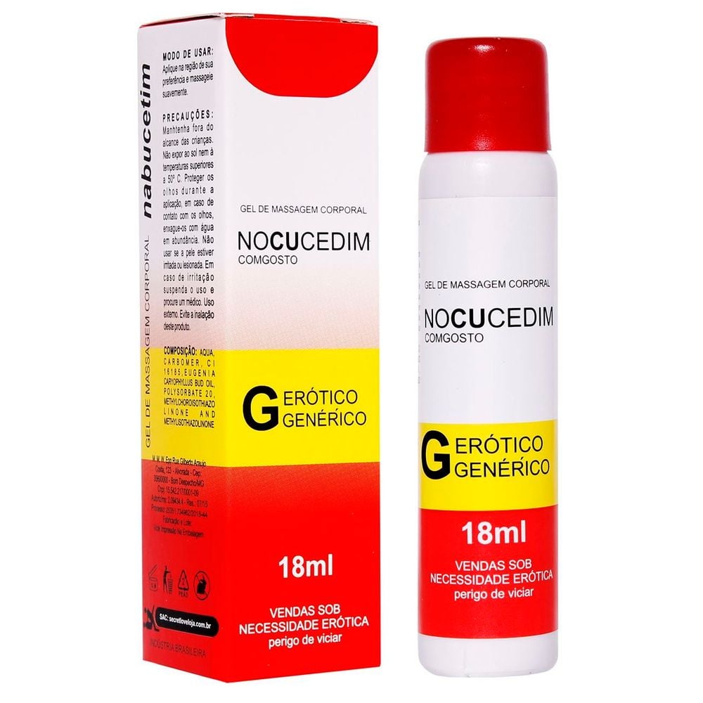 NOCUCEDIM COMGOSTO DESSENSIBILIZANTE ANAL 18ML LINHA FARMACINHA DO RISO SECRET LOVE