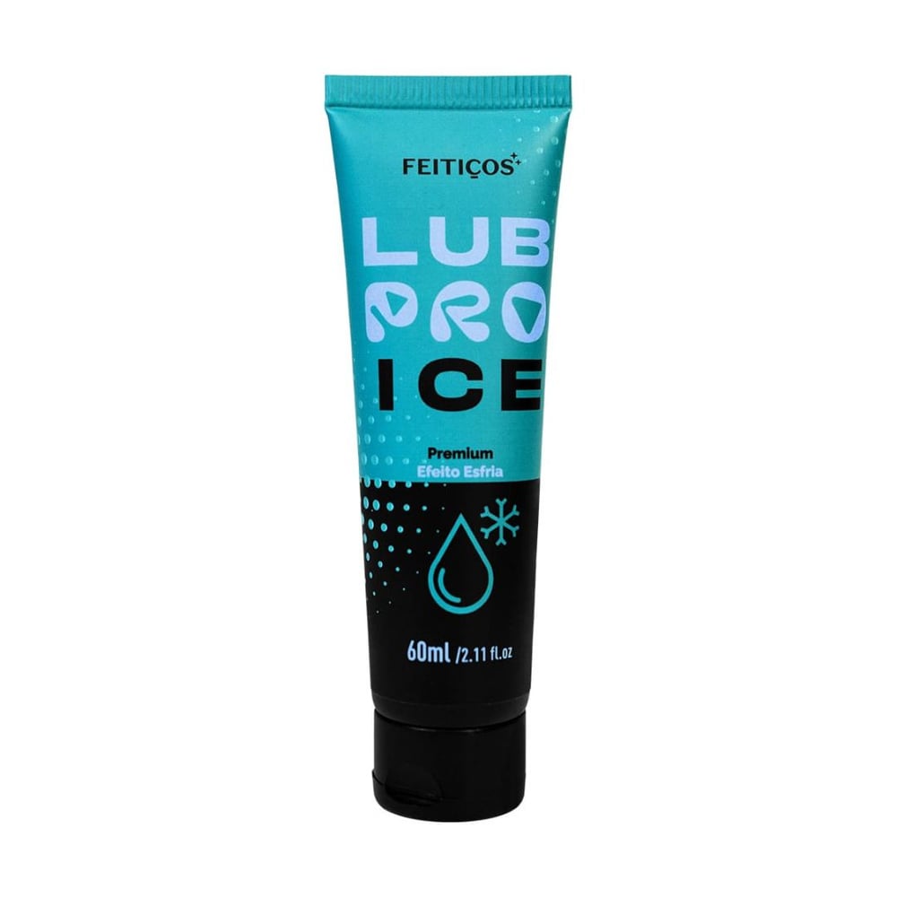 LUBPRO ICE PREMIUM LUBRIFICANTE EFEITO GELADO 60ML FEITIÇOS