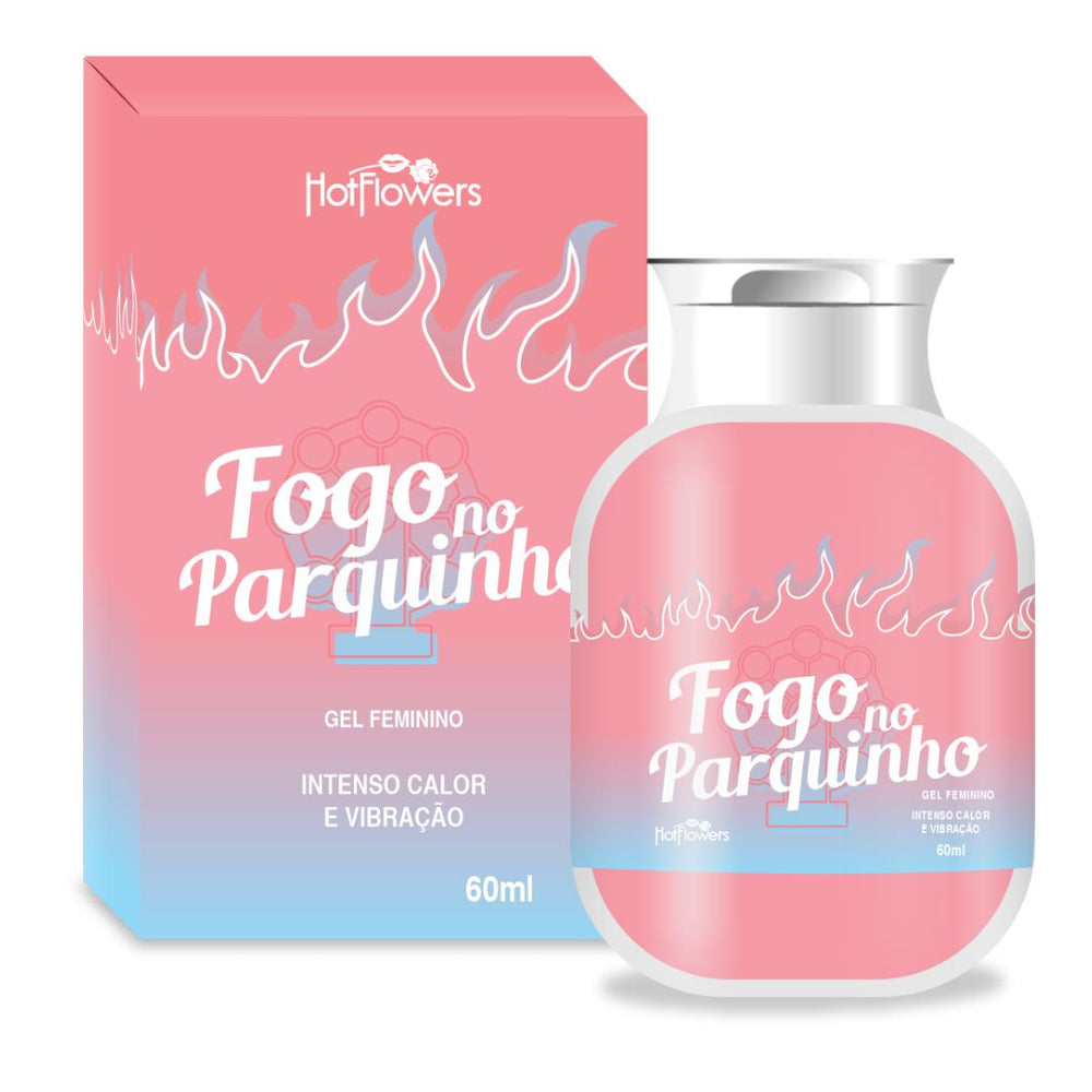 FOGO NO PARQUINHO GEL FEMININO HOT COM VIBRAÇÃO