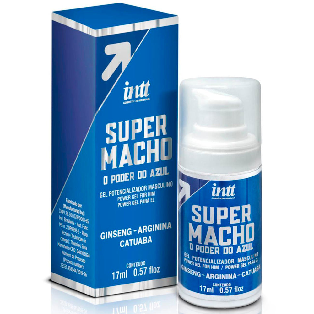 SUPER MACHO O PODER DO AZUL GEL MASCULINO 17ML